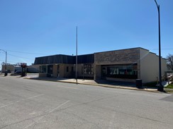 photo of outside view of National Bank of St. Anne